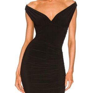 Tara Side Drape Gown (S) Norma Kamali